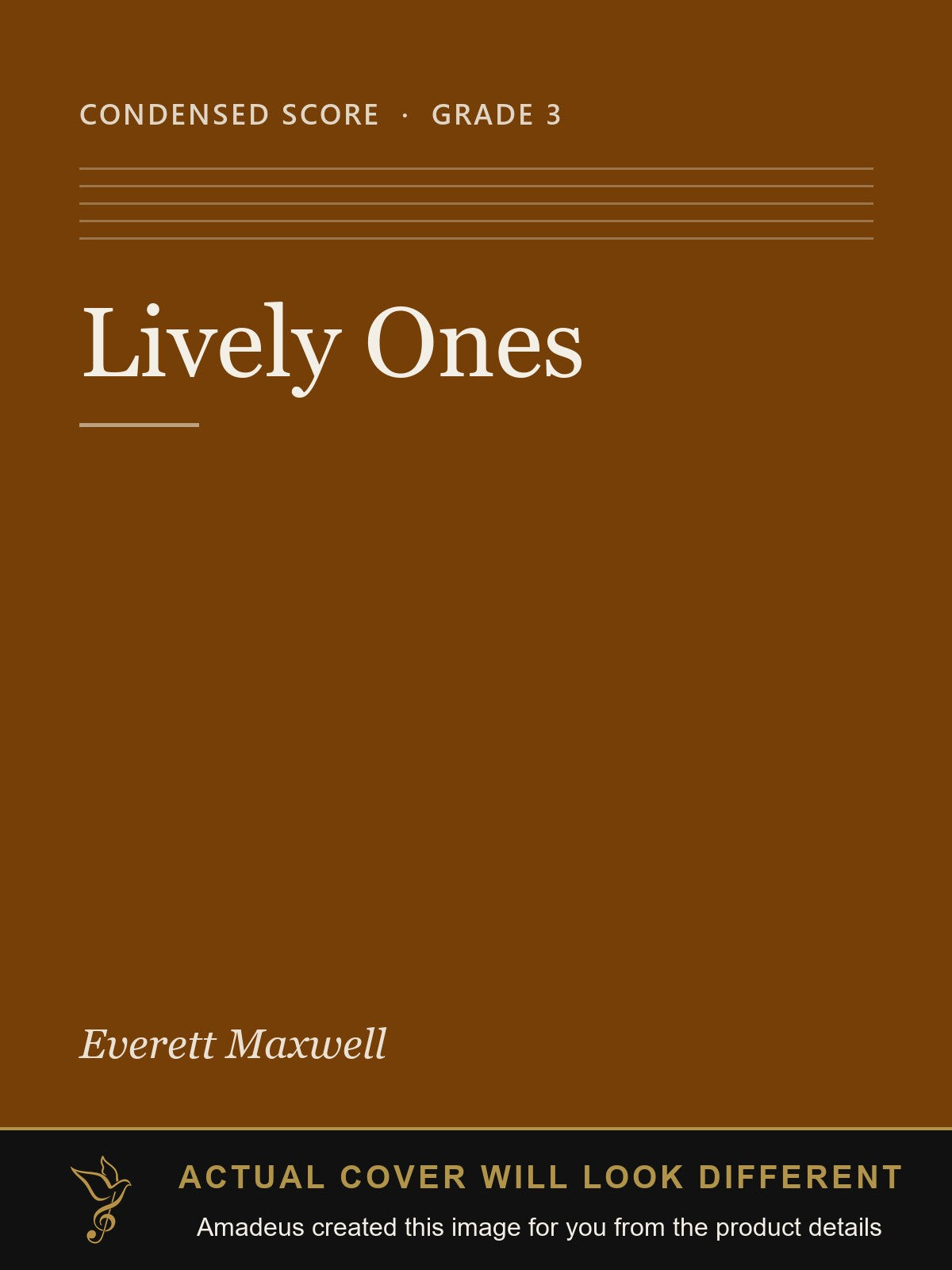 Lively Ones - Amadeus created this image from the product details; the actual cover will look different