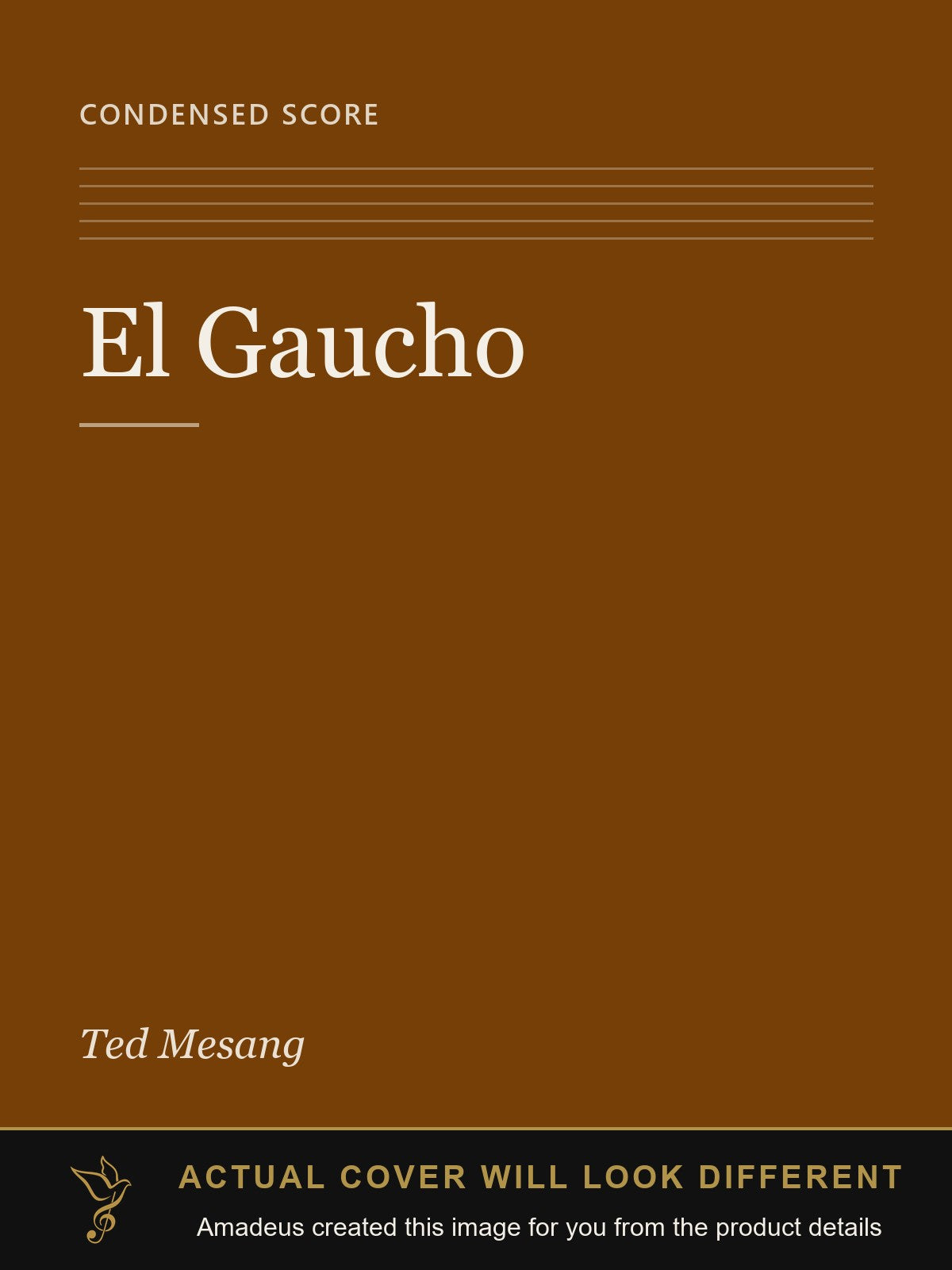 El Gaucho - Amadeus created this image from the product details; the actual cover will look different