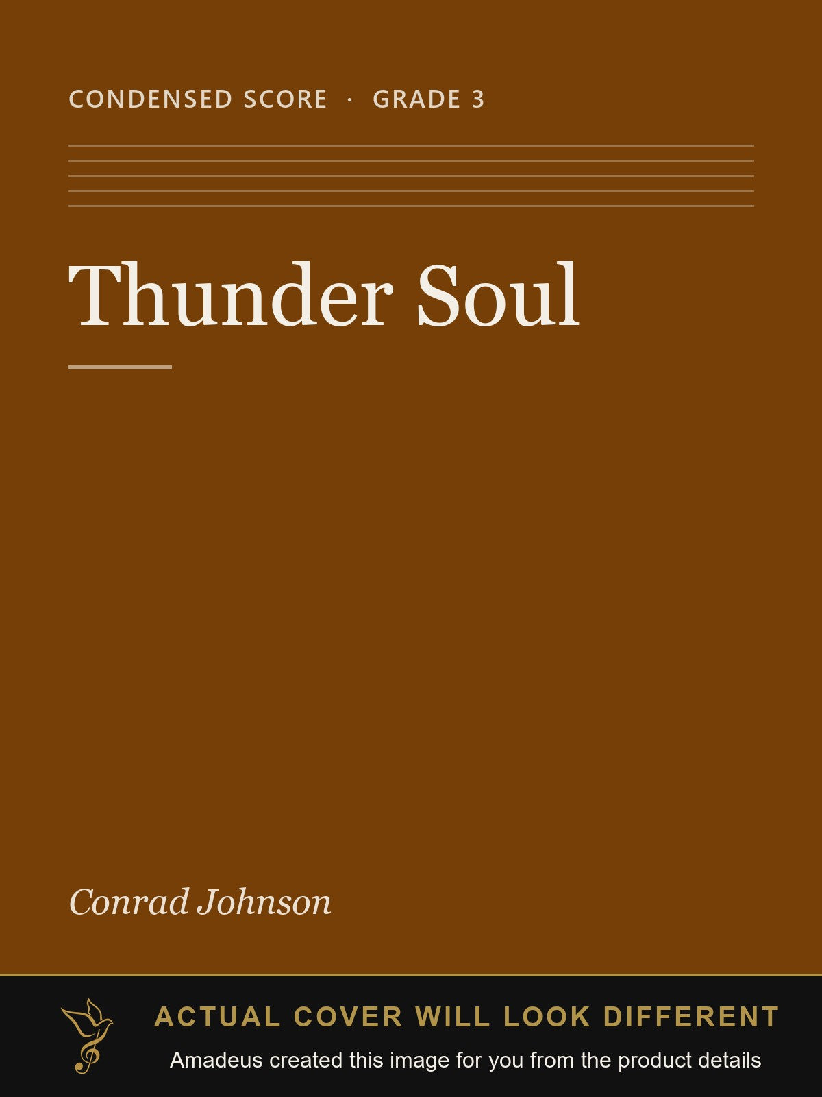 Thunder Soul - Amadeus created this image from the product details; the actual cover will look different