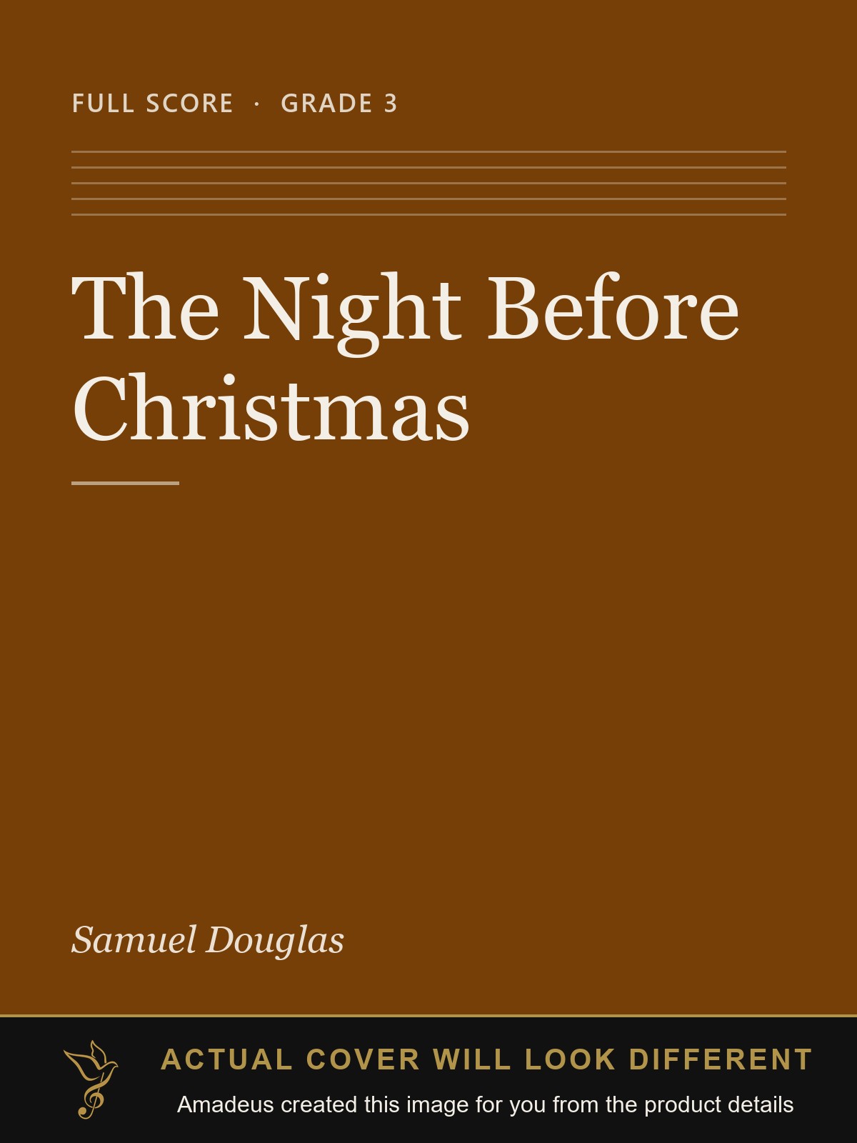 The Night Before Christmas - Amadeus created this image from the product details; the actual cover will look different