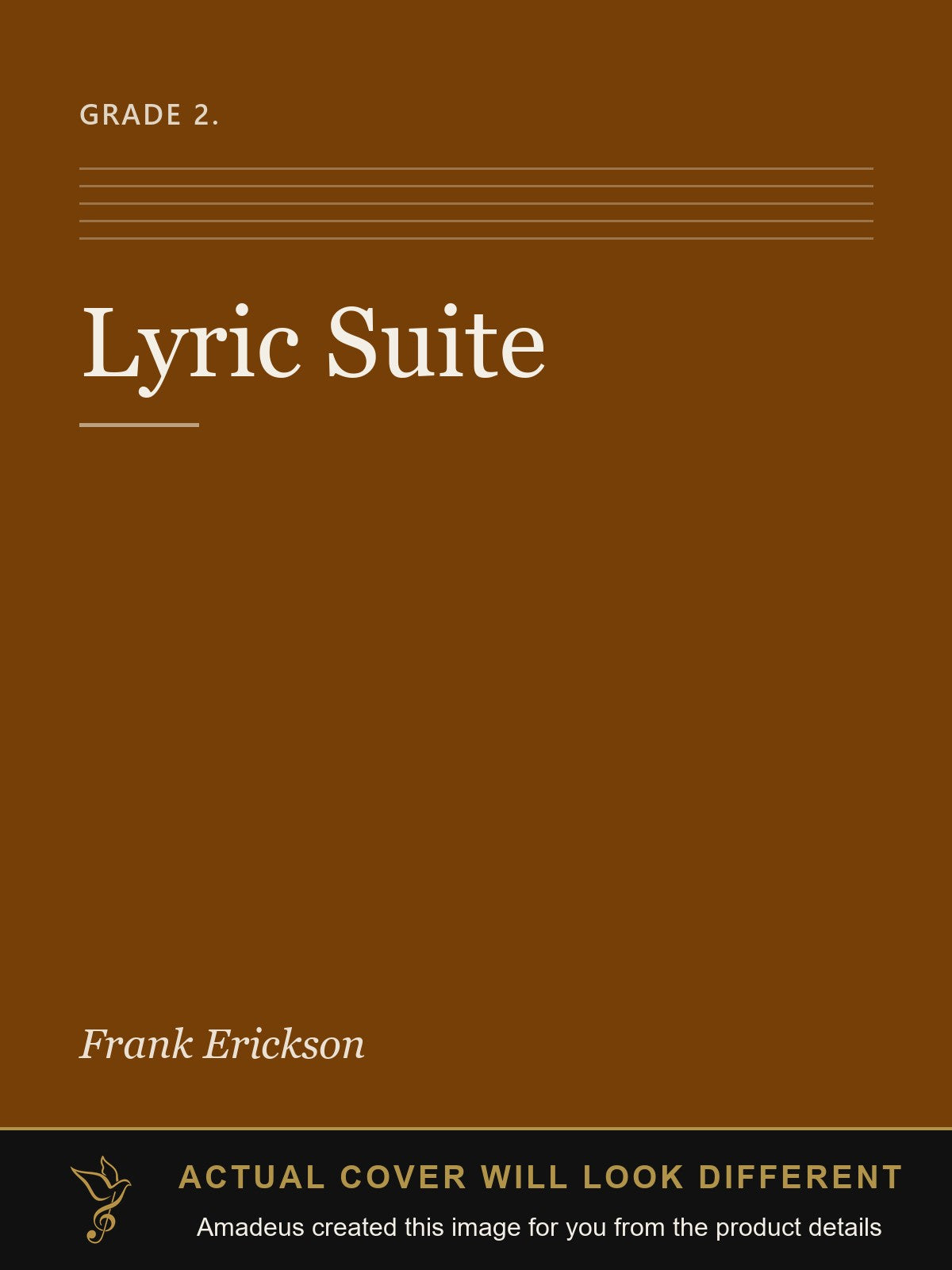 Lyric Suite - Amadeus created this image from the product details; the actual cover will look different