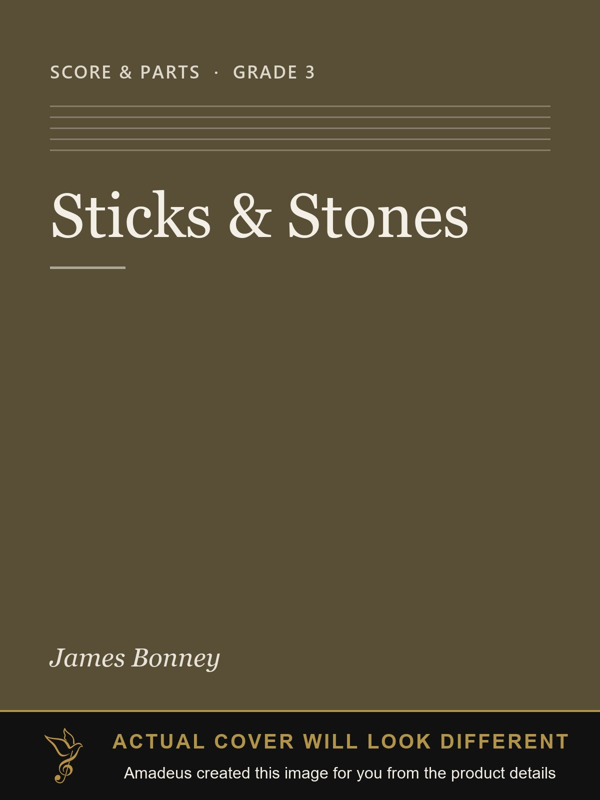 Sticks & Stones - Amadeus created this image from the product details; the actual cover will look different