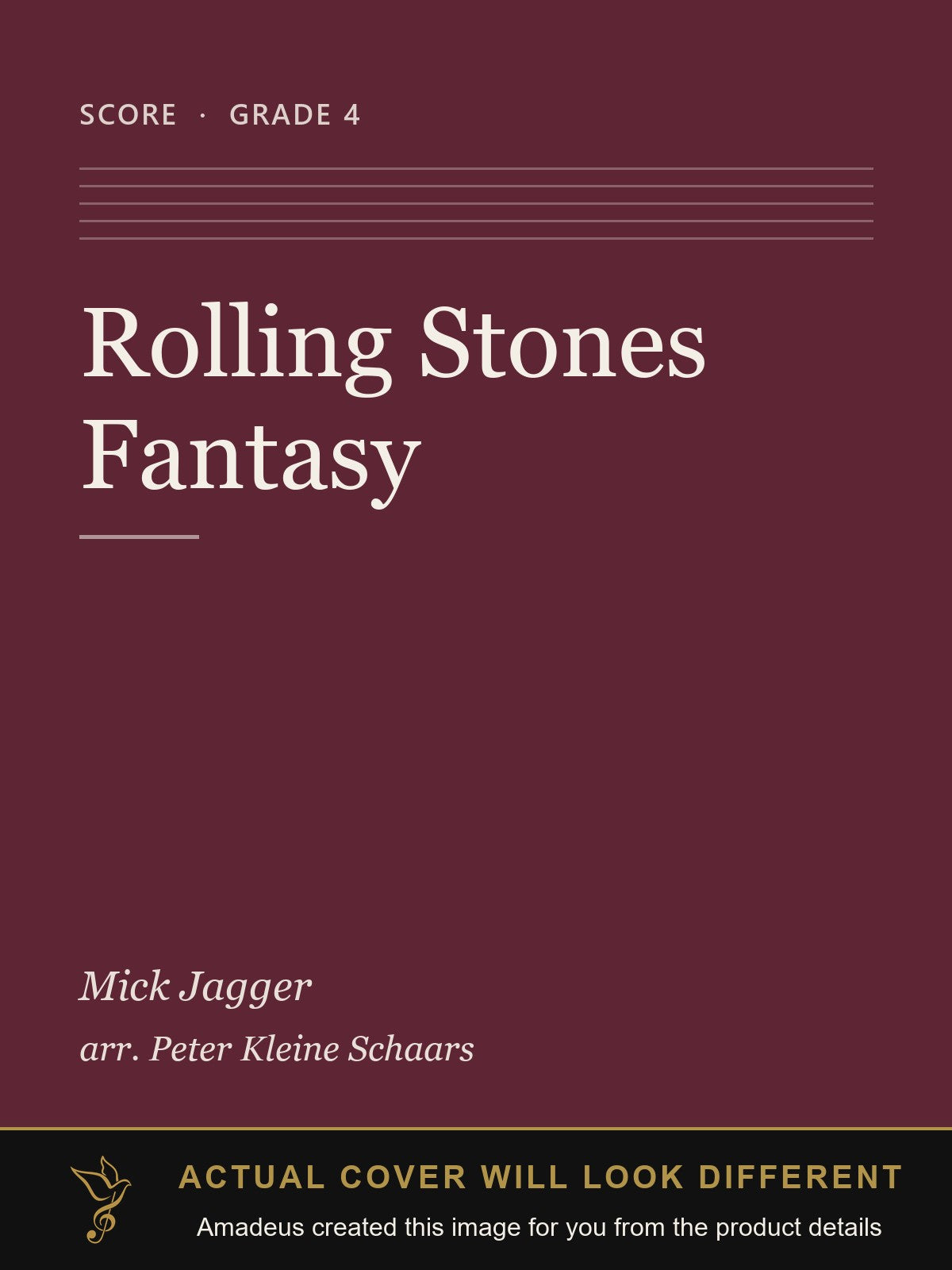 Rolling Stones Fantasy - Amadeus created this image from the product details; the actual cover will look different
