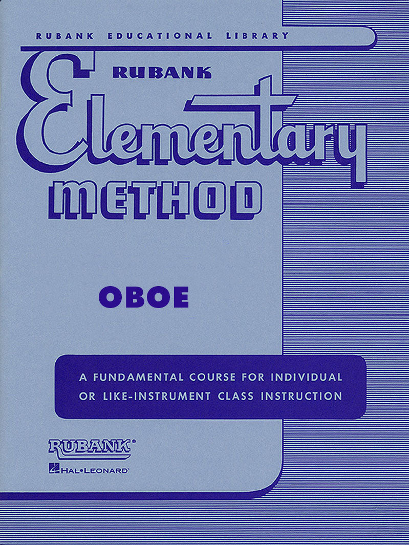 Product Cover for Rubank Elementary Method – Oboe