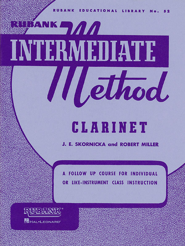 Product Cover for Rubank Intermediate Method – Clarinet