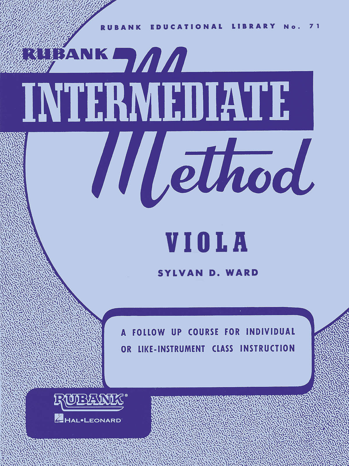 Product Cover for Rubank Intermediate Method – Viola