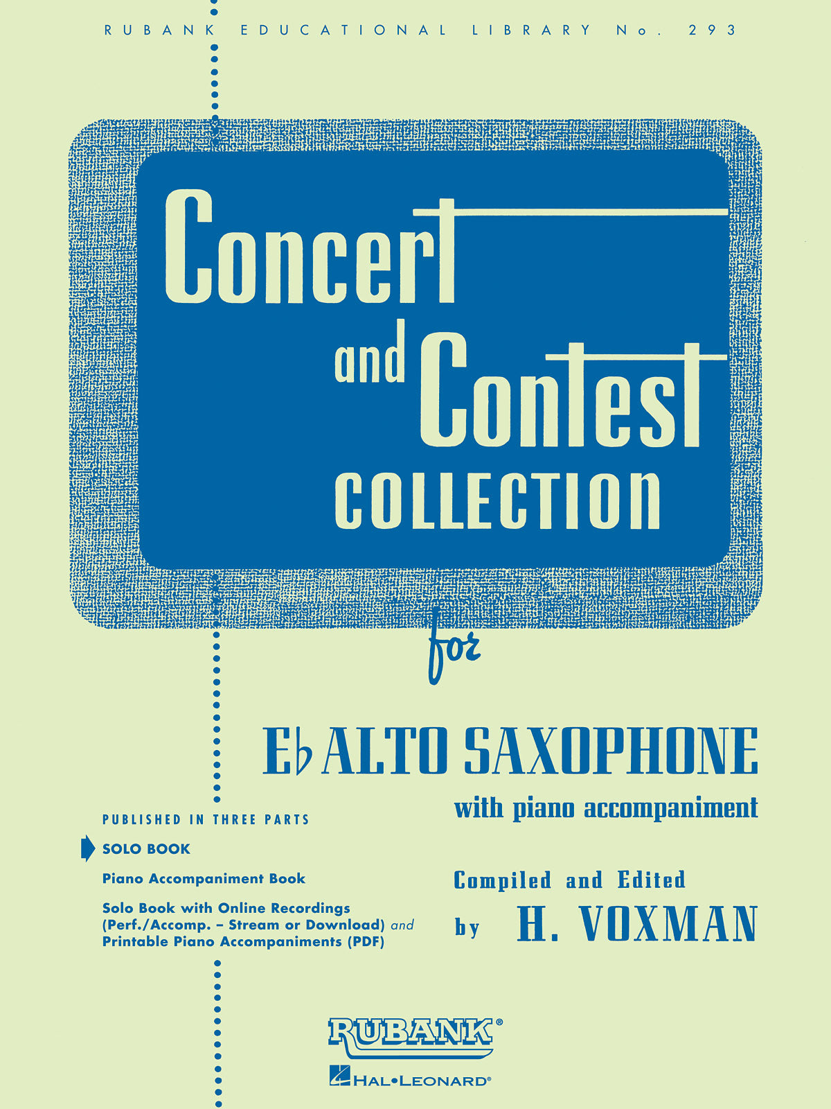 Product Cover for Concert and Contest Collection for Eb Alto Saxophone