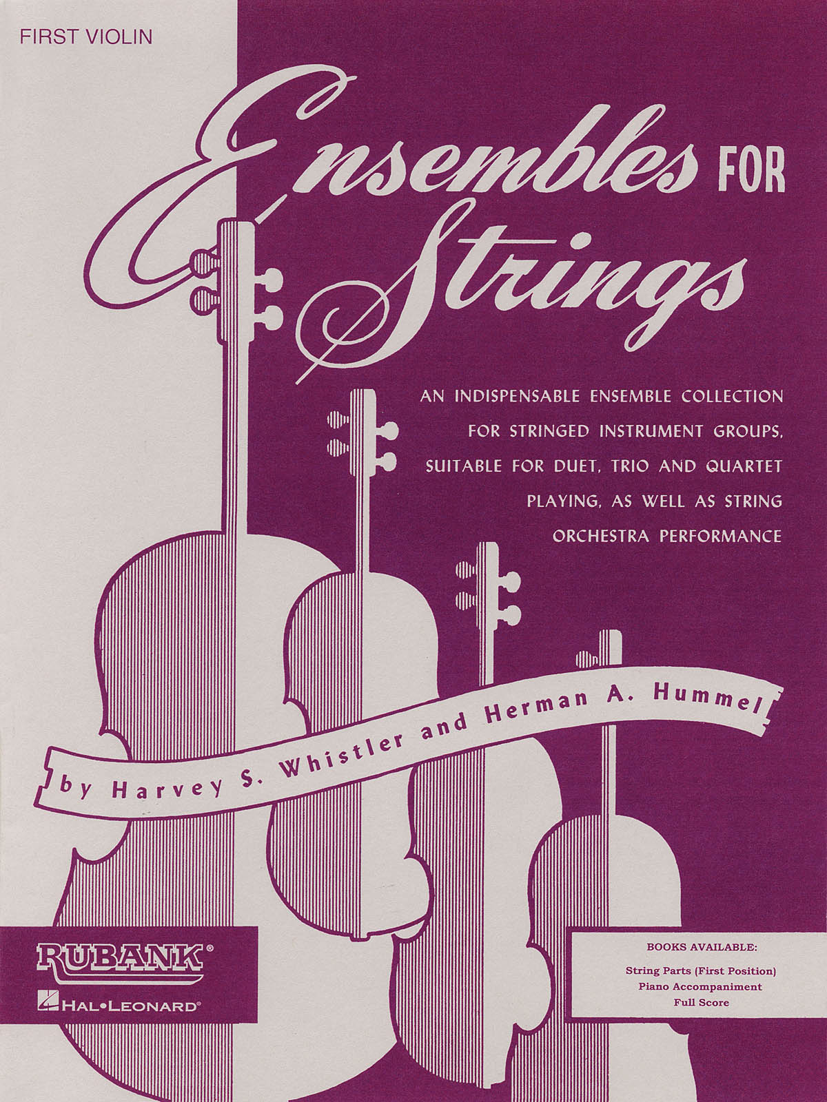 Product Cover for Ensembles For Strings - First Violin