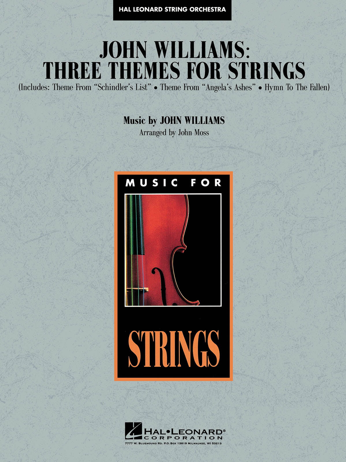 Product Cover for John Williams – Three Themes for Strings