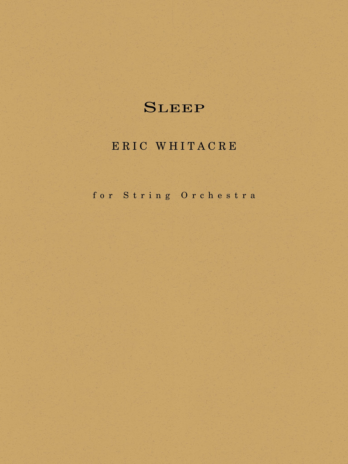 Product Cover for Sleep