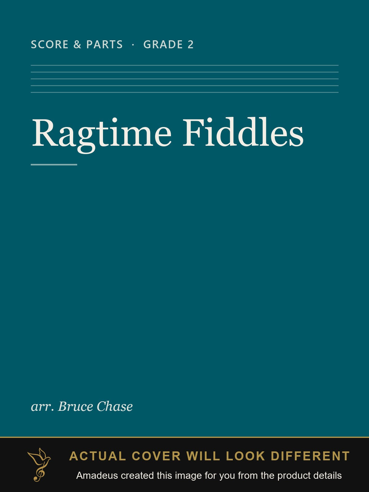 Ragtime Fiddles - Amadeus created this image from the product details; the actual cover will look different