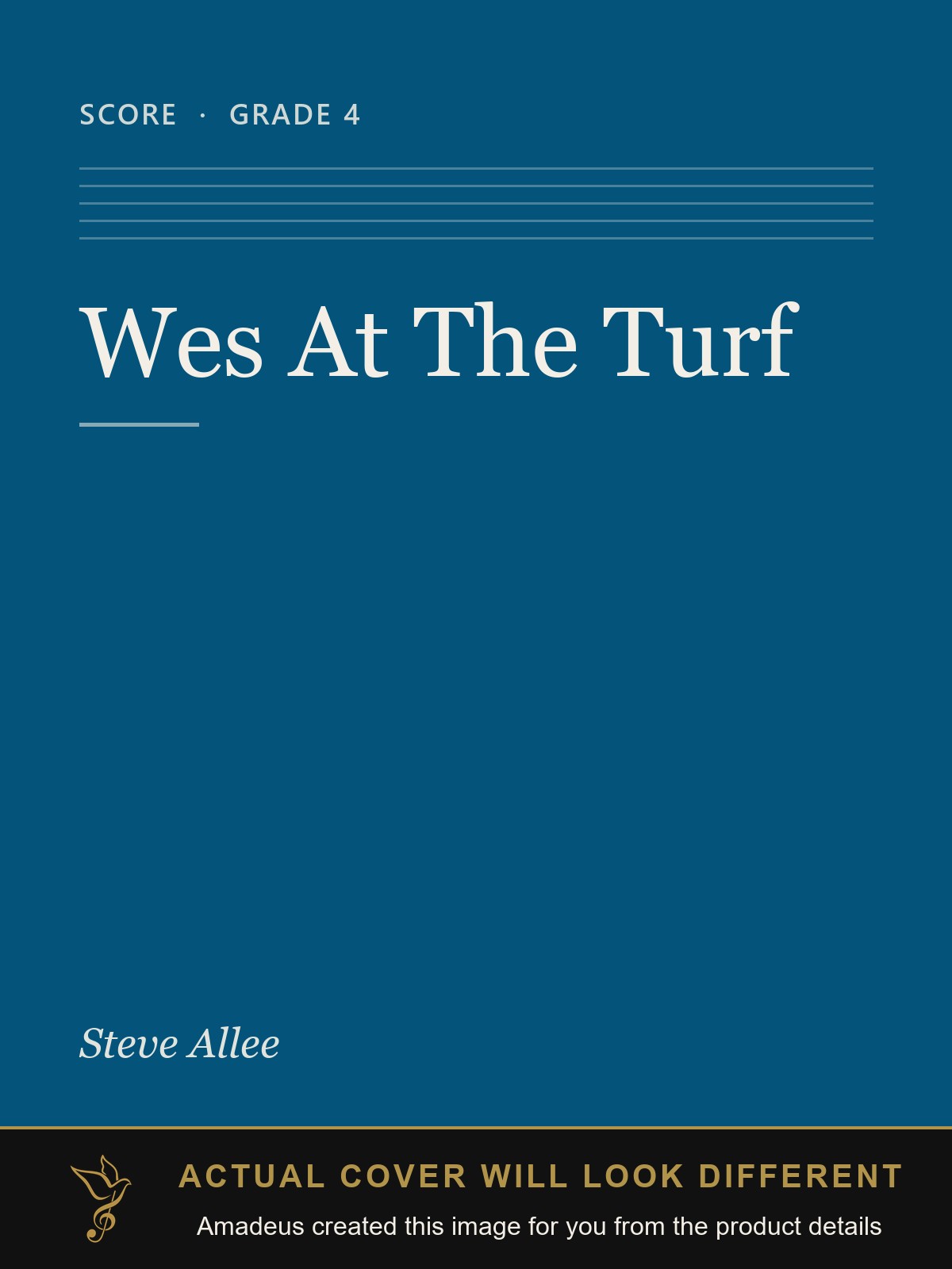 Wes At The Turf - Amadeus created this image from the product details; the actual cover will look different