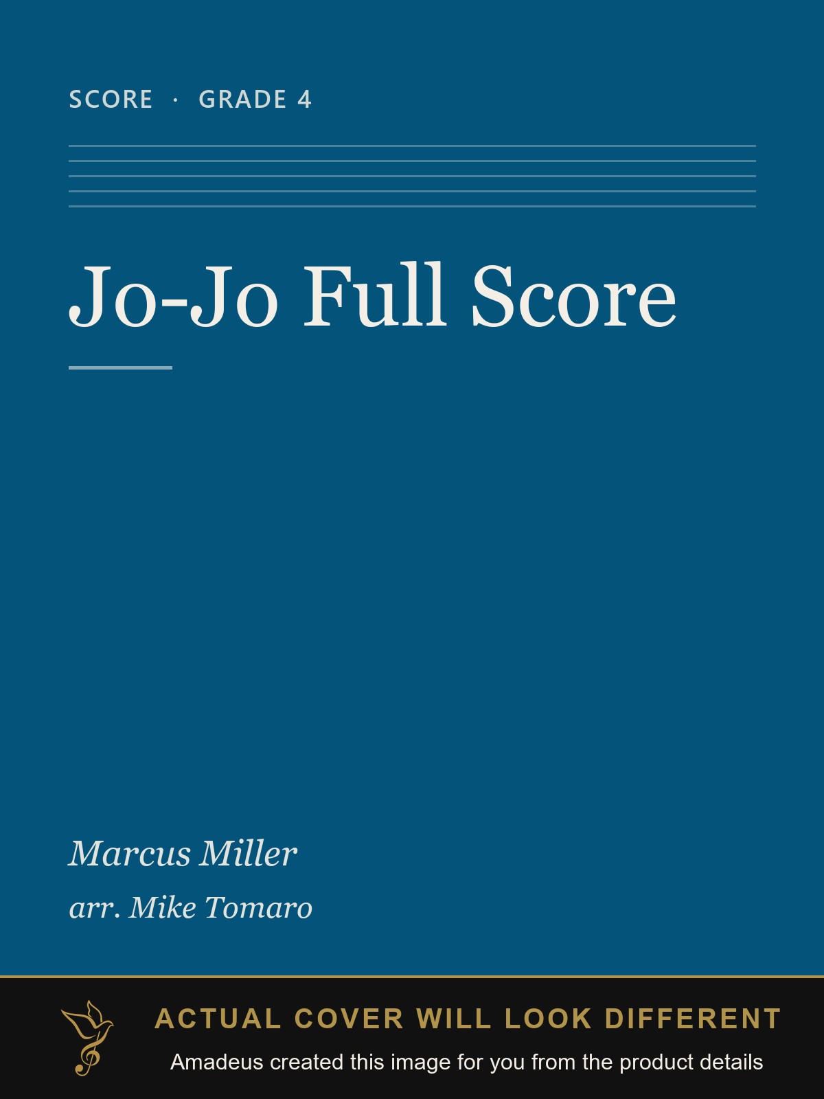 Jo-Jo Full Score - Amadeus created this image from the product details; the actual cover will look different