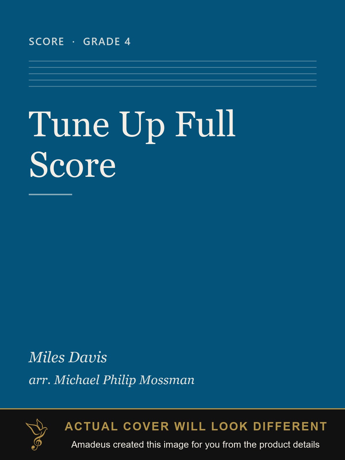 Tune Up Full Score - Amadeus created this image from the product details; the actual cover will look different