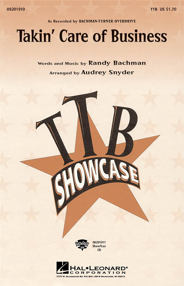 Product Cover for Takin' Care of Business