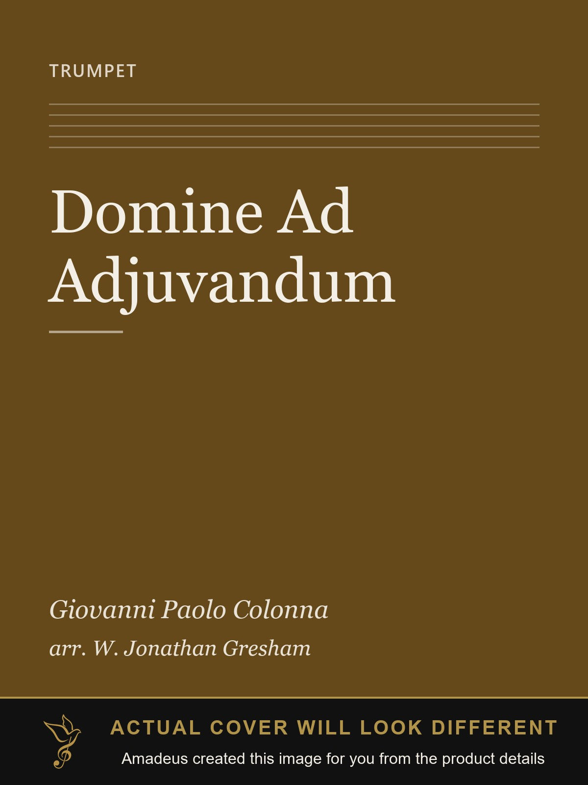Domine Ad Adjuvandum - Amadeus created this image from the product details; the actual cover will look different