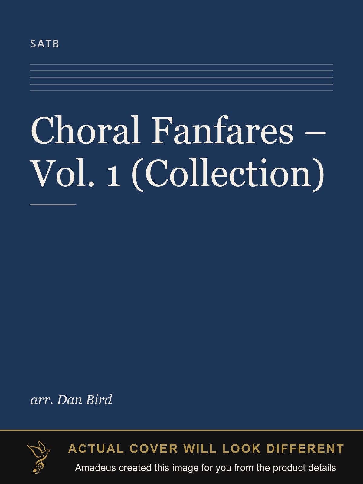 Choral Fanfares – Vol. 1 (Collection) - Amadeus created this image from the product details; the actual cover will look different