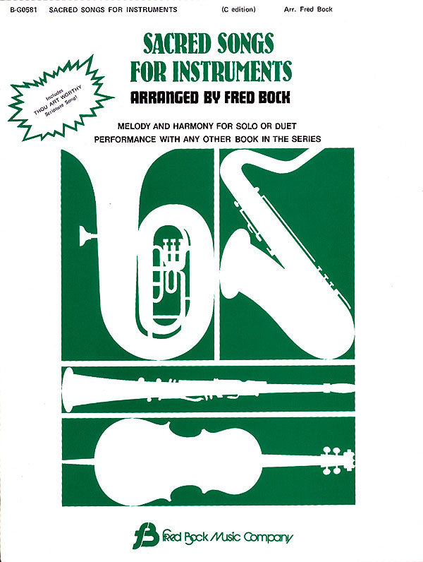 Product Cover for Sacred Songs For Instr. C Instrumental Solo/Ensemble