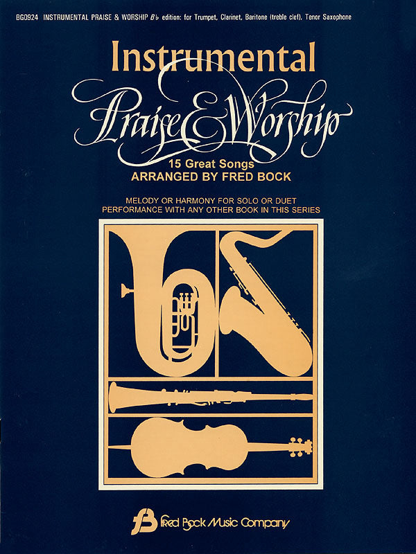 Product Cover for Instrumental Praise & Worship Bb