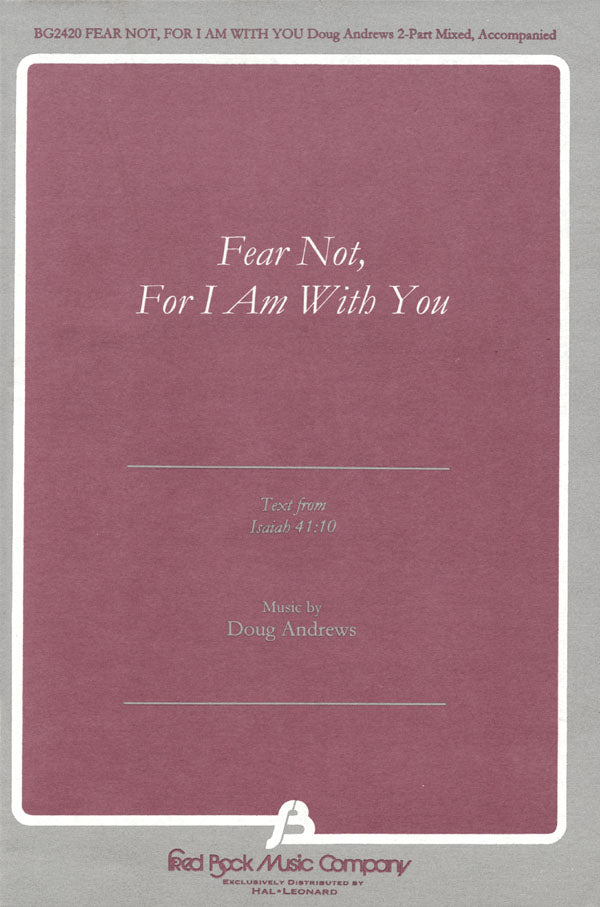 Product Cover for Fear Not, For I Am With You