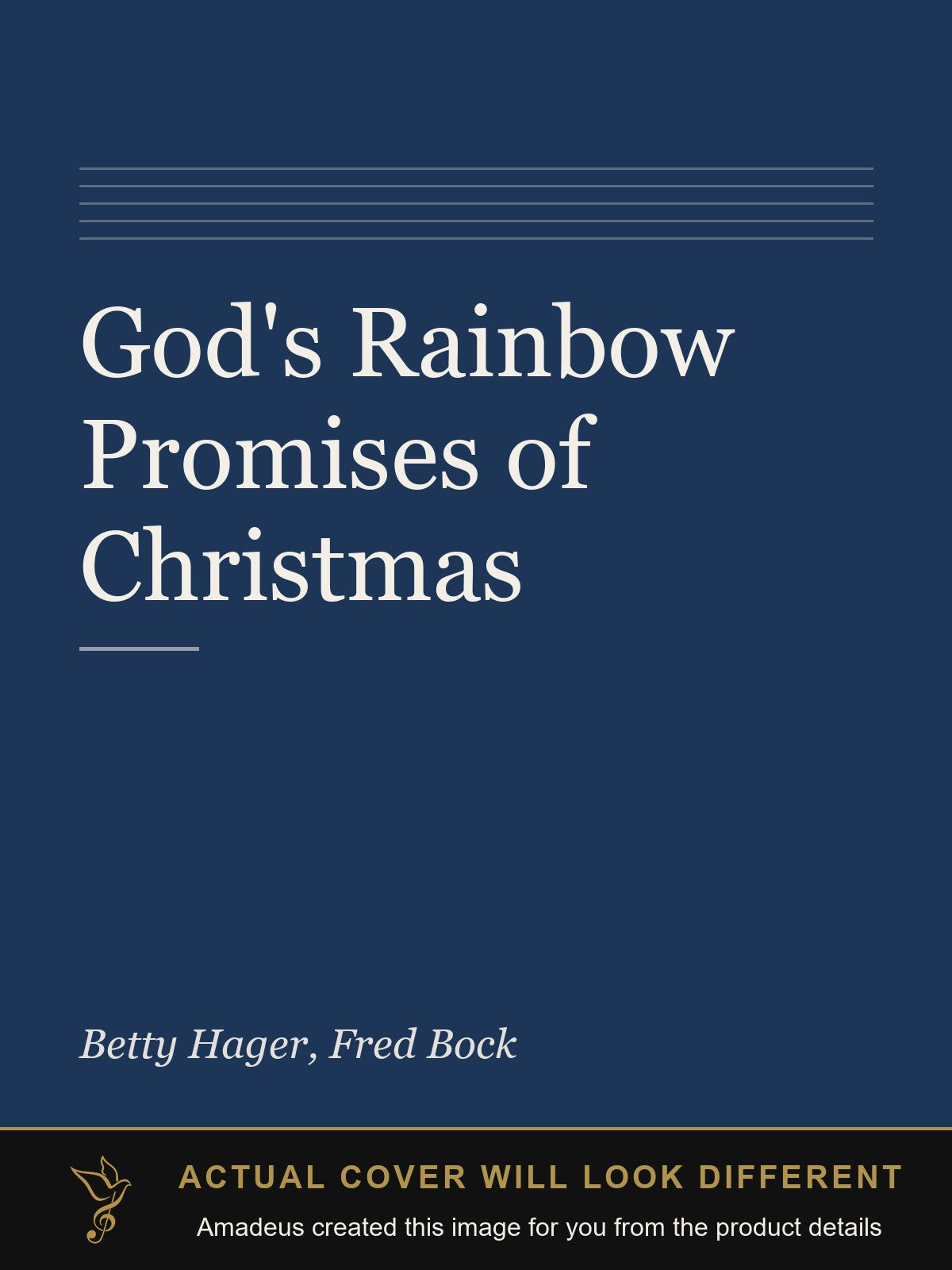 God's Rainbow Promises of Christmas - Amadeus created this image from the product details; the actual cover will look different