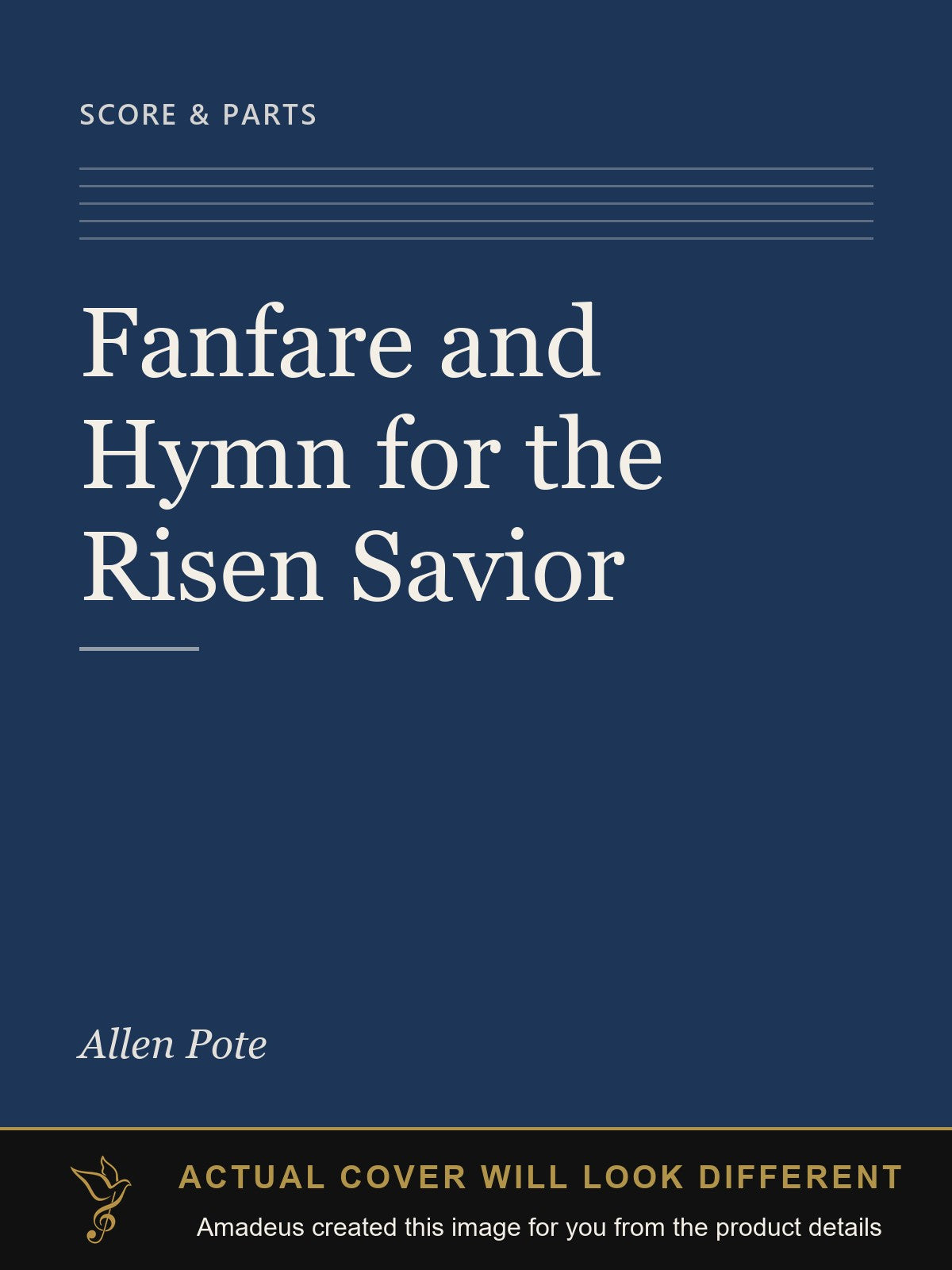 Fanfare and Hymn for the Risen Savior - Amadeus created this image from the product details; the actual cover will look different