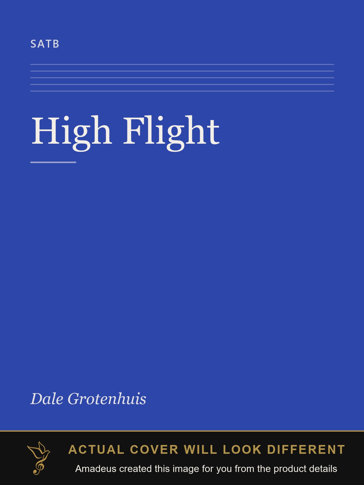 High Flight - Amadeus created this image from the product details; the actual cover will look different
