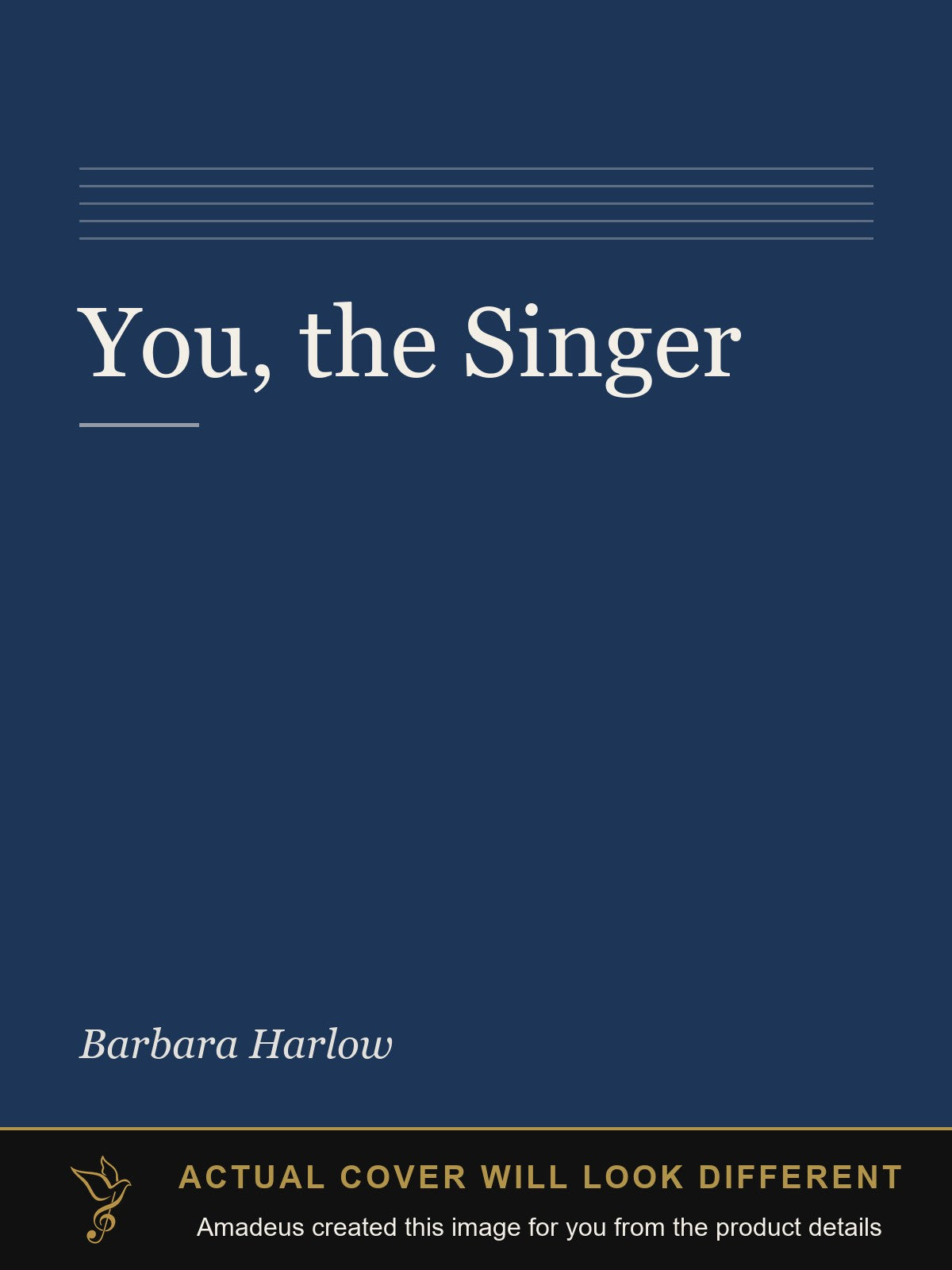 You, the Singer - Amadeus created this image from the product details; the actual cover will look different