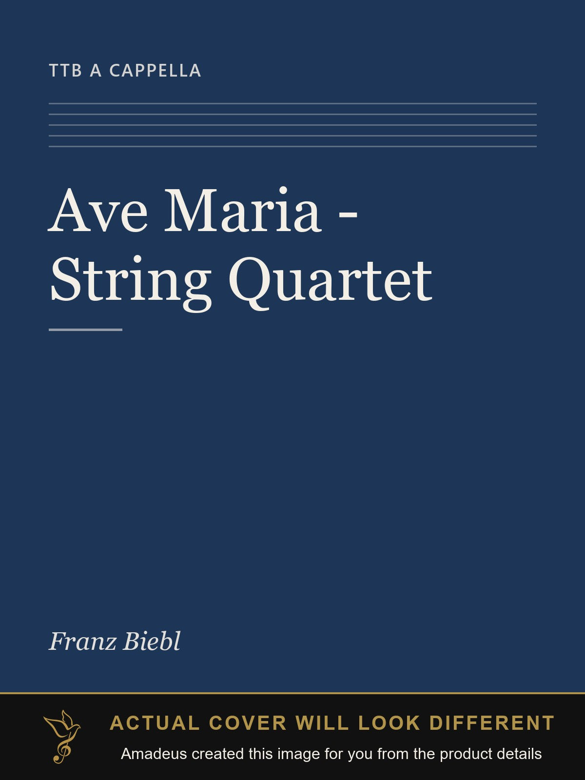 Ave Maria - String Quartet - Amadeus created this image from the product details; the actual cover will look different