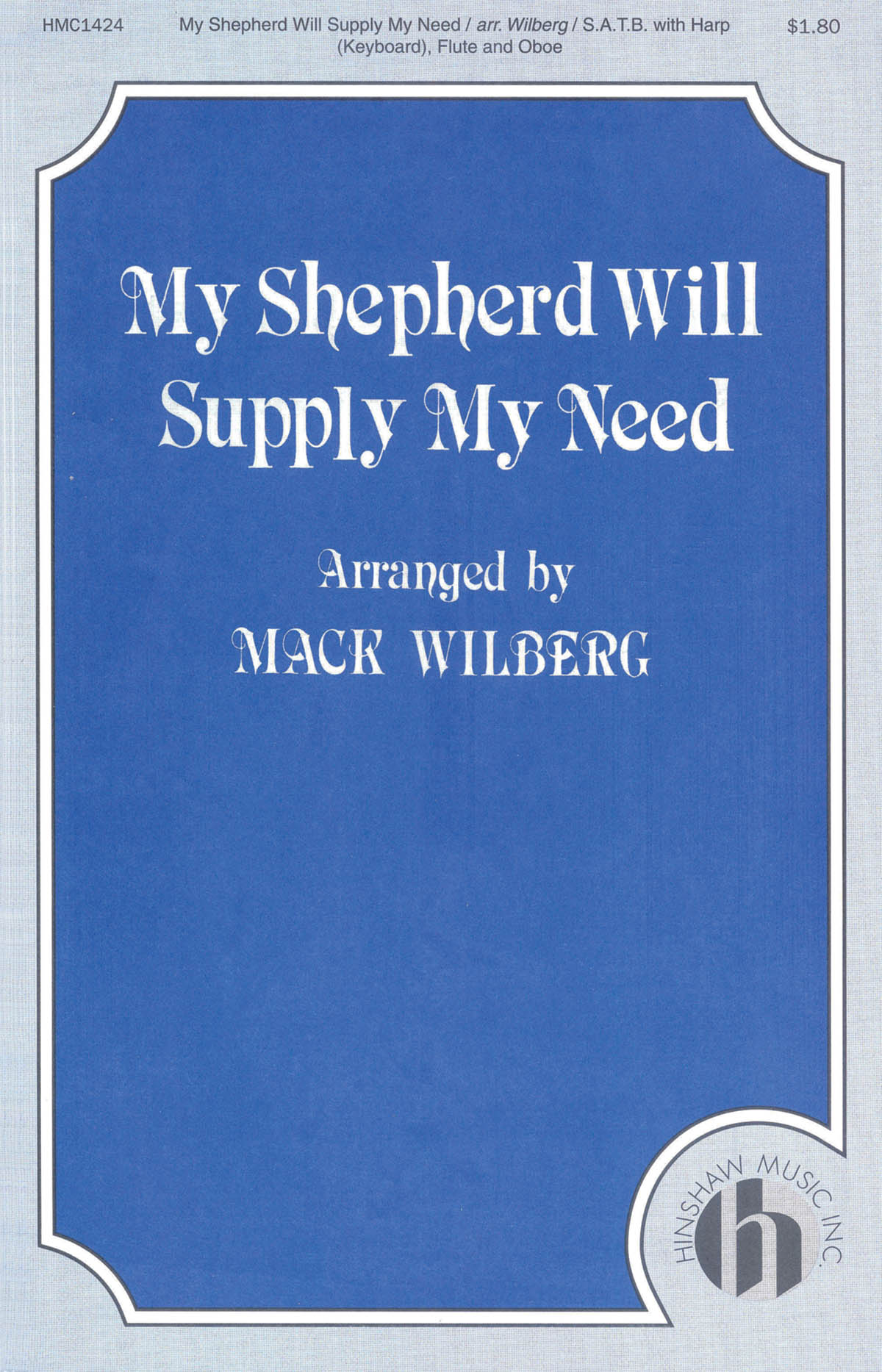 Product Cover for My Shepherd Will Supply My Need