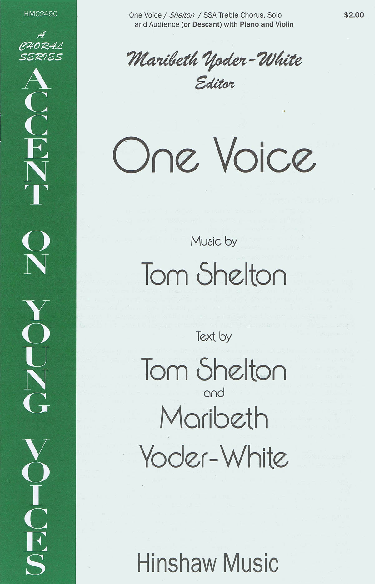Product Cover for One Voice