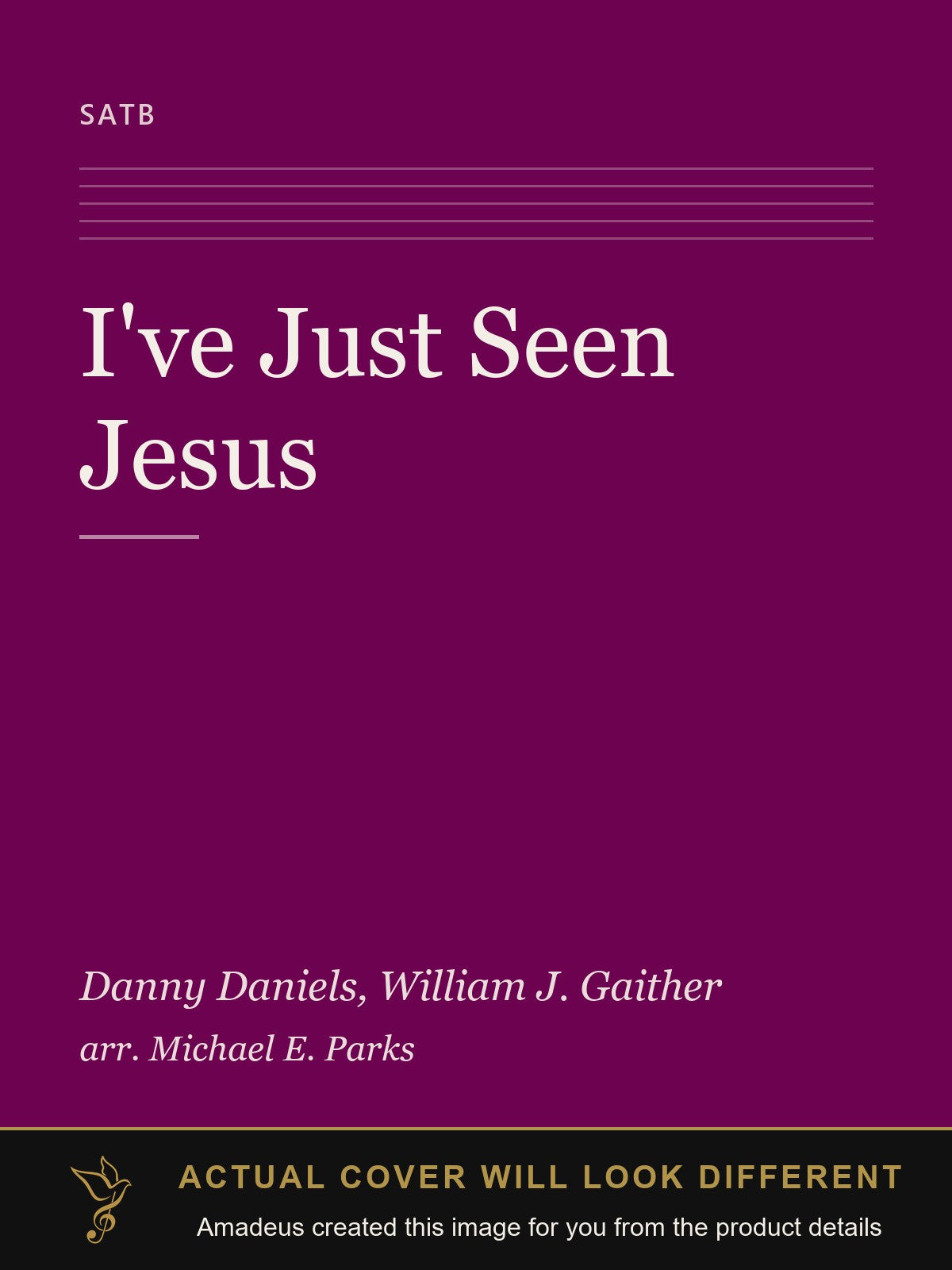 I've Just Seen Jesus - Amadeus created this image from the product details; the actual cover will look different