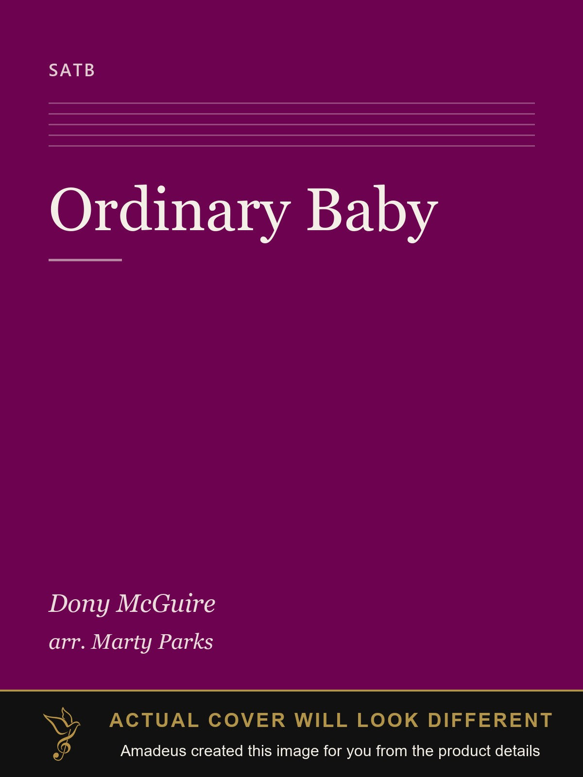 Ordinary Baby - Amadeus created this image from the product details; the actual cover will look different