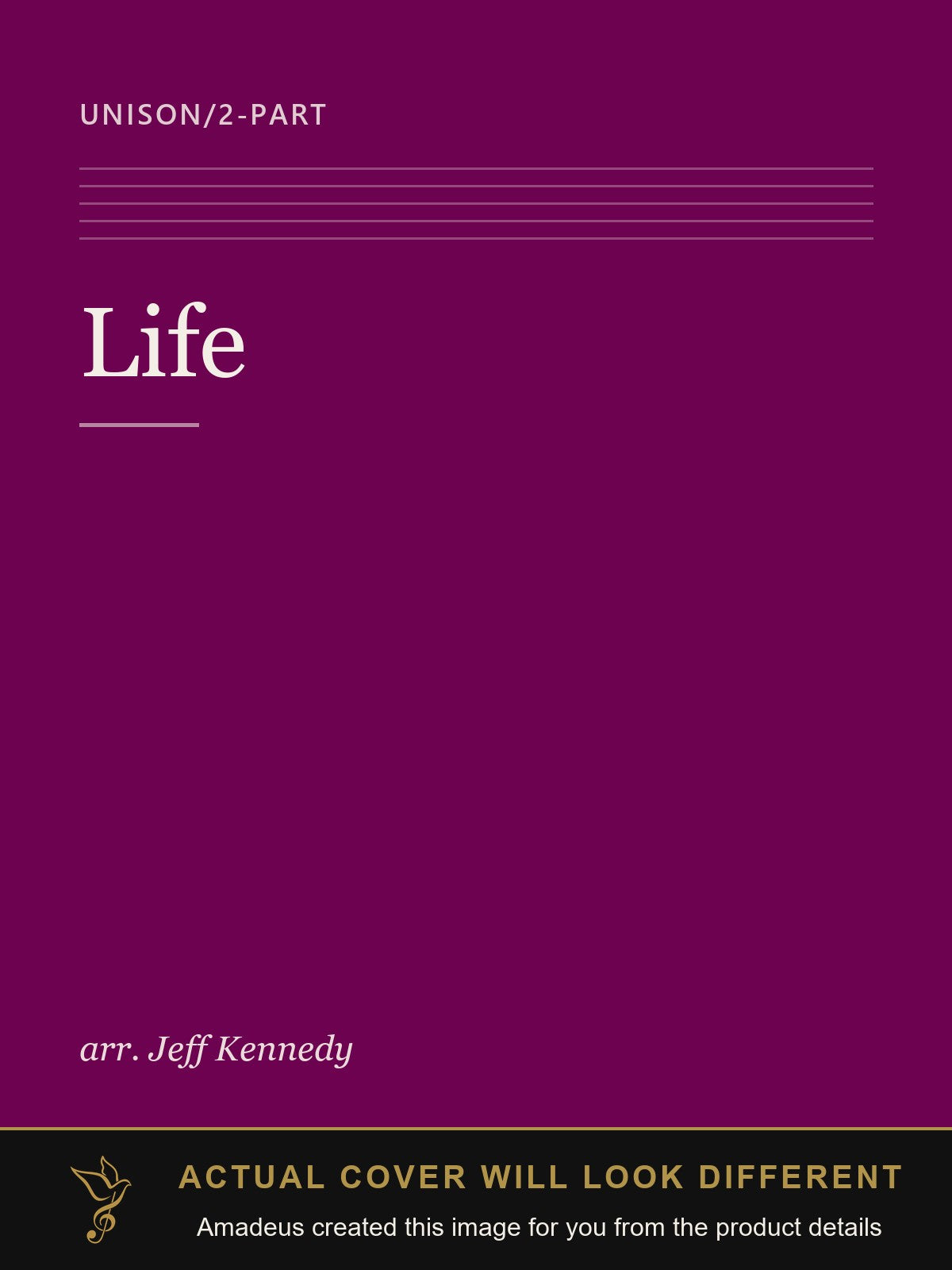 Life - Amadeus created this image from the product details; the actual cover will look different