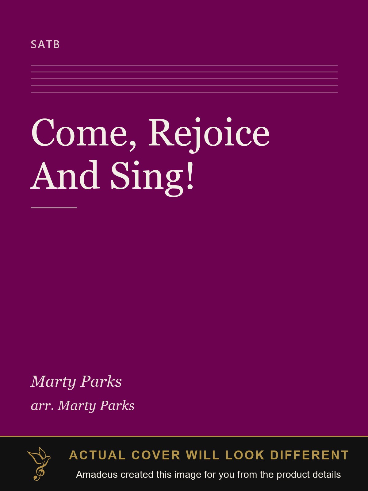 Come, Rejoice And Sing! - Amadeus created this image from the product details; the actual cover will look different