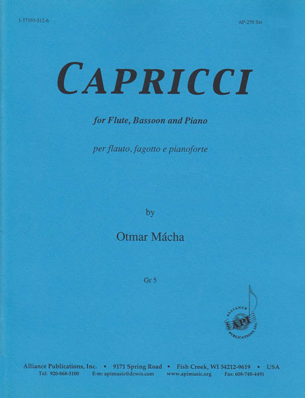 Product Cover for Capricci - Fl-bsn-pno Trio