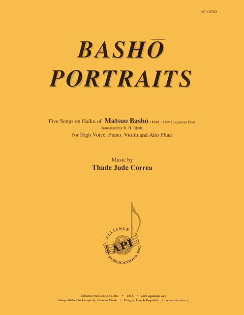 Product Cover for Basho Portraits -voc-fl-vln-pno