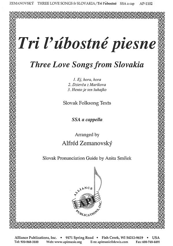 Product Cover for Three Lovesongs