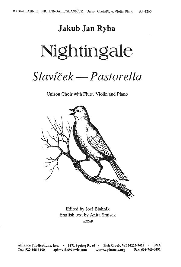Product Cover for Nightingale/slavicek (pastorale) - Unison-kybd