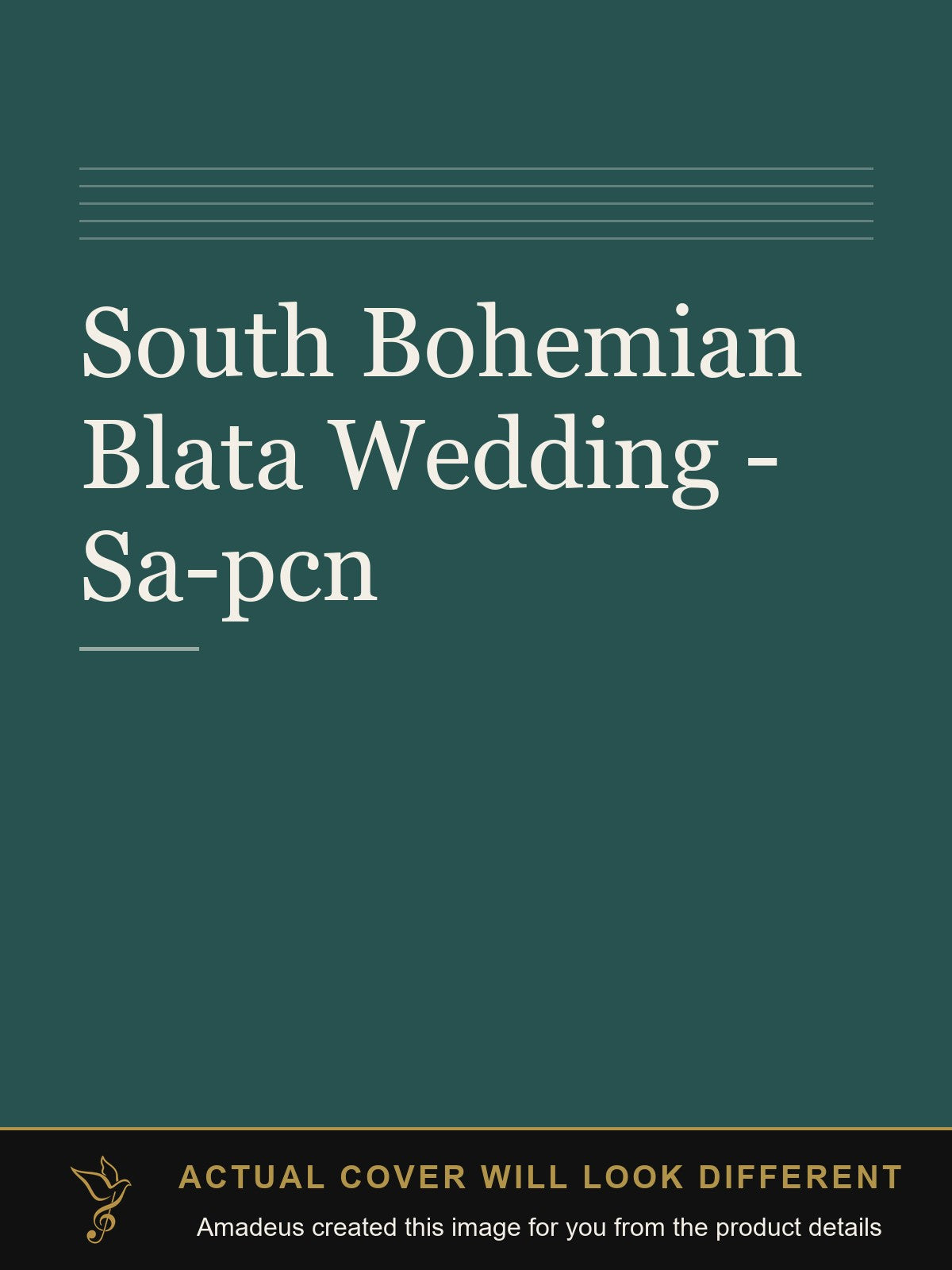 South Bohemian Blata Wedding - Sa-pcn - Amadeus created this image from the product details; the actual cover will look different