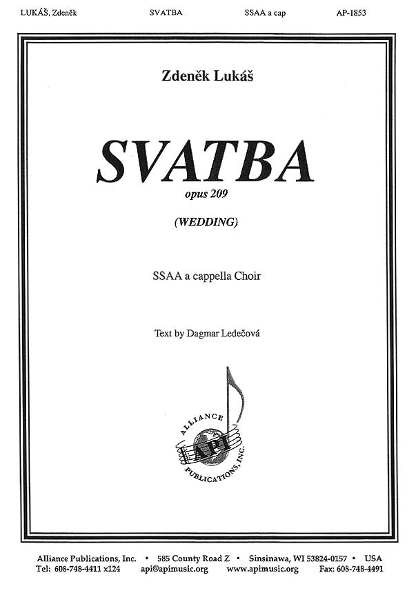 Product Cover for Svatba