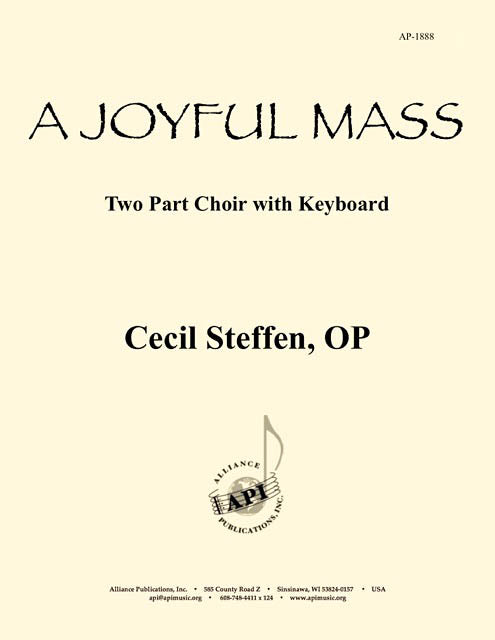 Product Cover for A Joyful Mass - Sa-ssa-org-pno