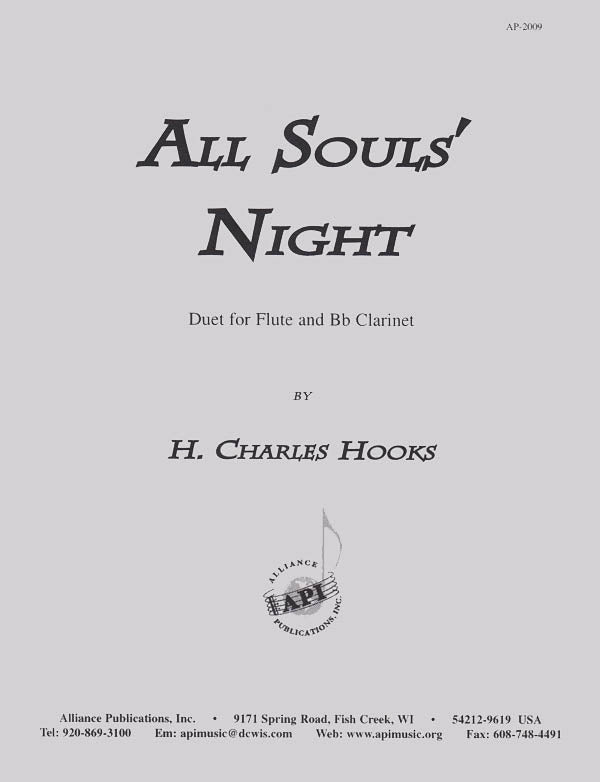 Product Cover for All Souls’ Night - Fl-clnt Duo