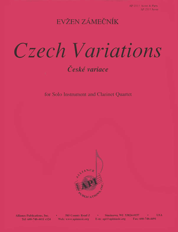 Product Cover for Czech Variations - Solo Inst-clnt Qt - Set