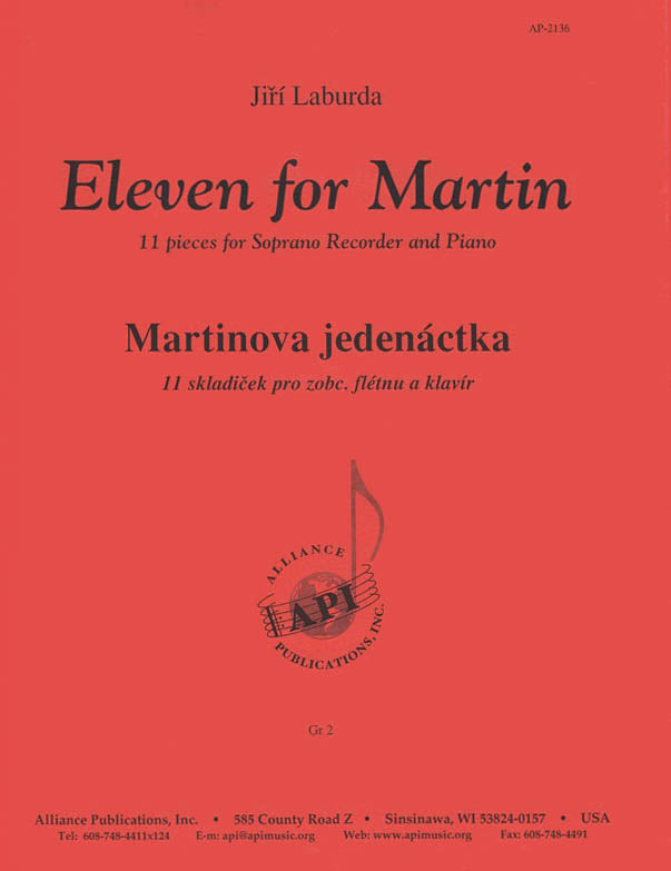 Product Cover for Eleven For Martin - Rcdr-pno