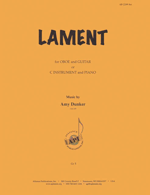 Product Cover for Lament - Flute & Guitar