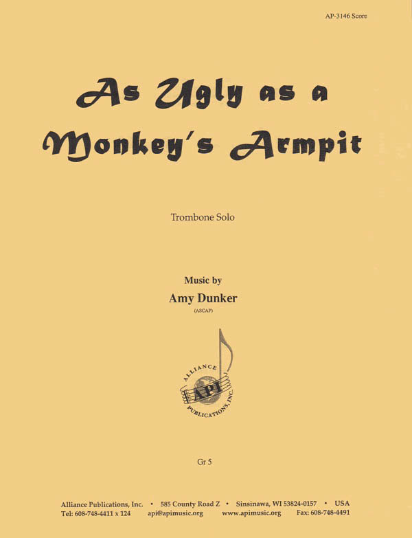 Product Cover for As Ugly As A Monkey’s Armpit - Trb Solo