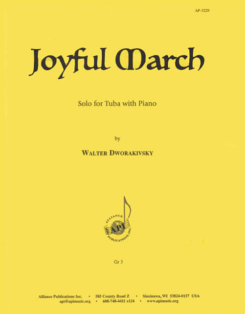 Product Cover for Joyful March - Tuba-pno