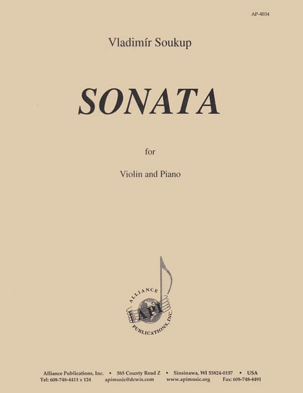 Product Cover for Sonata for Violin and Piano