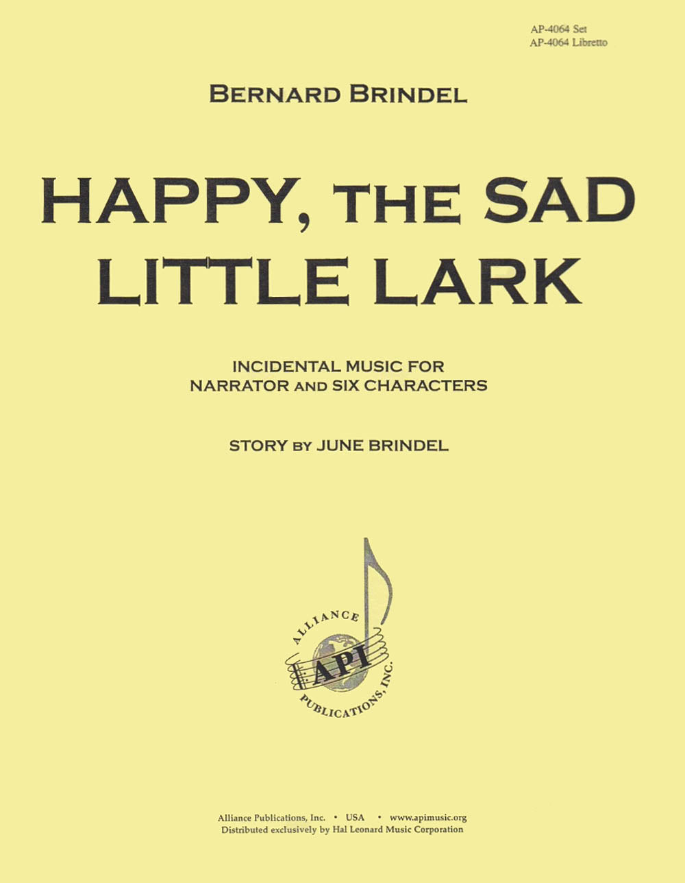 Product Cover for Happy, The Sad Little Lark - Narr-chbr Orch